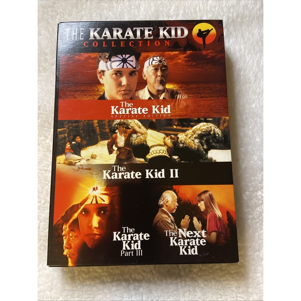 The Karate Kid Collection Four Film Set Dvd Ralph Macchio Pat Morita Swank‎